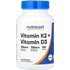 Nutricost Nutricost, Vitamin K2 + Vitamin D3, 120 Softgels