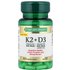 Nature's Bounty Nature's Bounty, Vitamin K2 + D3, 60 Vegetable Capsules