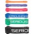 Serious Steel Fitness Serious Steel Fitness, 41 Inch Resistance Band, Complete Set, 6 Piece Set