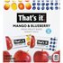 That's It That's It, Mini Fruit Bars, Variety Pack, Mango & Blueberry, 10 Bars, 0.7 oz (20 g) Each
