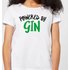 Powered By Gin Women`s T-Shirt - White - M