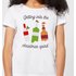 Getting Into The Christmas Spirit Women`s Christmas T-Shirt - White - S