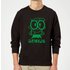 Dexters Lab Green Genius Sweatshirt - Black - L