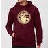 Johnny Bravo Sports Badge Hoodie - Burgundy - XXL