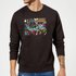 Justice League Crisis On Infinite Earths Cover Sweatshirt - Black - M