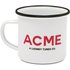 Looney Tunes ACME Capsule Wile E. Coyote Enamel Mug - White