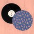 Illustrated Flower Turntable Slip Mat