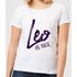 Leo As Fuck Women`s T-Shirt - White - L