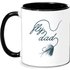 Fly Dad Mug - White/Black