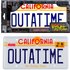 Doctor Collector Back to the Future Outatime License Plate Replica
