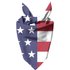 American Flag Pet Bandana - S