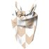 Nude Chevron Pet Bandana - S