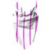 Pink Stripes Pet Bandana - Small