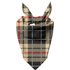 Black, Red & Yellow Tartan Pet Bandana - Small