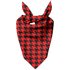 Red Dogtooth Pet Bandana - Small