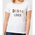 Disco Lover Women`s T-Shirt - White - S - White