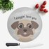 I Puggin` Love You Round Chopping Board