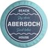 Decorsome Abersoch Beach Badge Round Cushion