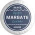 Decorsome Margate Beach Badge Round Cushion