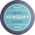 Decorsome Newquay Beach Badge Round Cushion