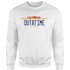 Back To The Future Outatime Plate Sweatshirt - White - S