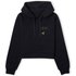 The Fly Giant Fly Women`s Cropped Hoodie - Black - XS - Black