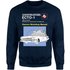 Ghostbusters Ecto-1 User Manual Sweatshirt - Navy - L