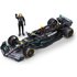 Bburago F1 Mercedes Benz W14 2023 With Driver Figure Hamilton 1:24 Scale Collectible Model