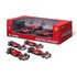 Bburago F1 Ferrari 4 Pack Charles Leclerc Highlights 1:43 Scale Model Set