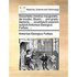 Dissertatio Medica Inauguralis, de Incubo. Quam, ... Pro Gradu Doctoris, ... Eruditorum Examini Subjicit Antonius Georgius Forbes, ...