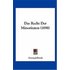 Das Recht Der Minoritaten (1898)