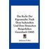 Das Recht Der Eigenmacht: Nach Dem Sachsischen Und Dem Deutschen Burgerlichen Gesetzbuch (1900)