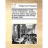 Parish of Edmonton, in the County of Middlesex. Recitals, Rules and Orders, Read, Agreed to and Confirmed, the 7th Day of June, 1781.