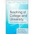 Teaching at College and University