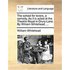 The School for Lovers, a Comedy. as It Is Acted at the Theatre Royal in Drury-Lane. by William Whitehead, ...