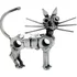 Schraubenfigur Katze stehend