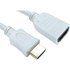 3m Male to Female HDMI Cable HDMI Extension Lead White
