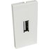 USB Type A Female Face Plate Single Socket Wallplate Module