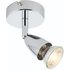 Saxby Lighting 43277 Amalfi Single Spotlight In Polished Chrome Finish