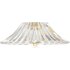 Dar Lighting Easy Fit Flared Glass Shade 19 cm