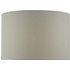 Dar Lighting Cassandra Grey Cotton Drum Shade 40 cm
