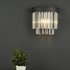 Dar Lighting Celeus 2 Light Crystal Wall Light In Anthracite Finish CEL0922