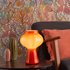 Dar Lighting Chrissy Table Lamp In Orange Art Glass