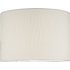 Dar Lighting Delta Ivory Cotton Drum Shade 38 cm