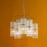 Dar Lighting Eniola 9 Light Ceiling Pendant Light In Natural Brass With Glass Rods Shade ENI1335