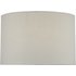 Dar Lighting Funchai Grey Cotton Drum Shade 33 cm