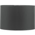 Dar Lighting Kelso Black Cotton Drum Shade 38cm