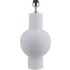 Dar Lighting Kiara Table Lamp With White Ceramic - Base Only