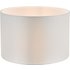 Dar Lighting Lyris Ivory Cotton Drum Shade 30cm