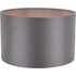 Dar Lighting Lyris Grey Cotton Drum Shade 40cm
